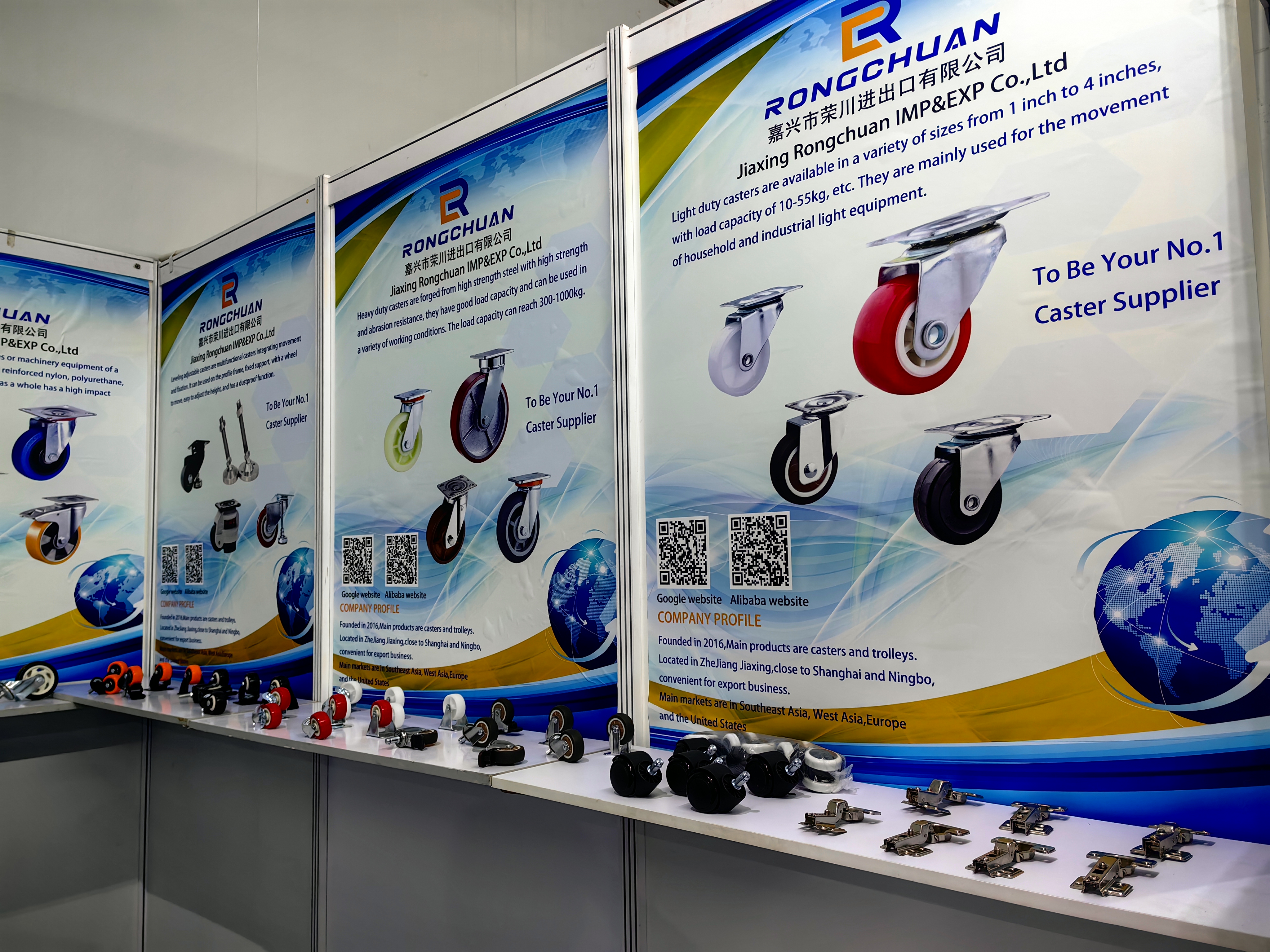 Sincerely invite you to come to our caster exhibition