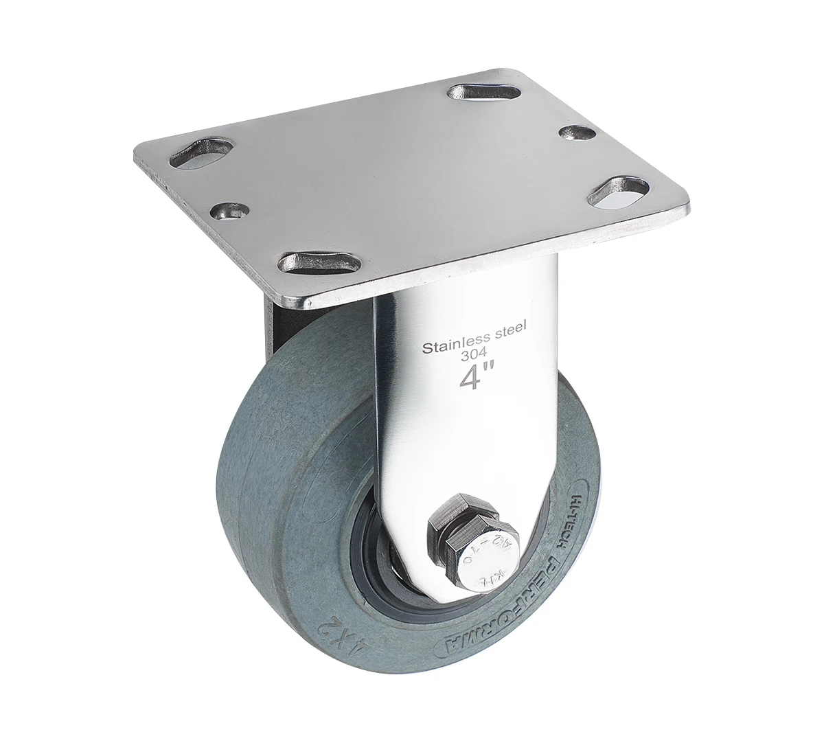 Stainless ESD castor with brake anti static caster gray CC wheel caster wheel conductive caster