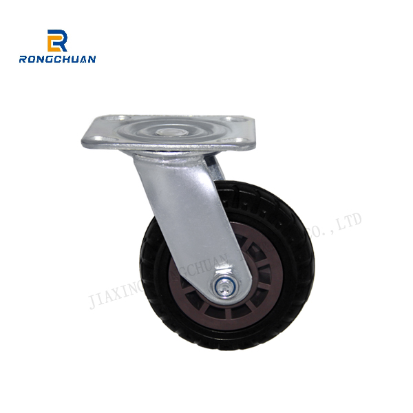 4/5/6/8 Inch High Quality Heavy duty  Rubber Caster Wheel Swivel Type