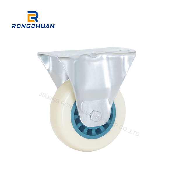 4 Inch Medium Duty Nylon casters Fixed Type OEM Custom Style Factory Direct Sales
