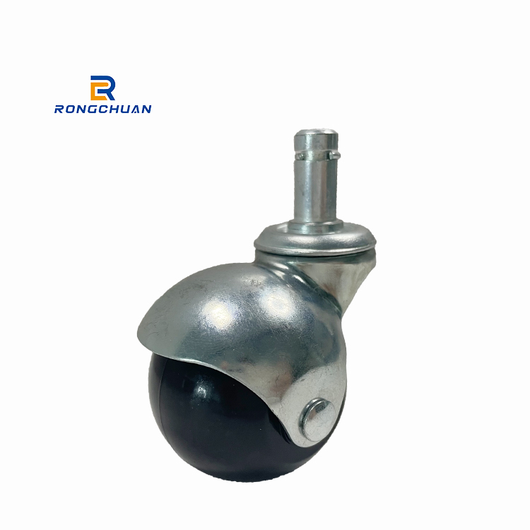 Hot-selling Durable PP Solid Ball Casters Wheel Heavy Duty Caster Bronze Black Red Customized Blue