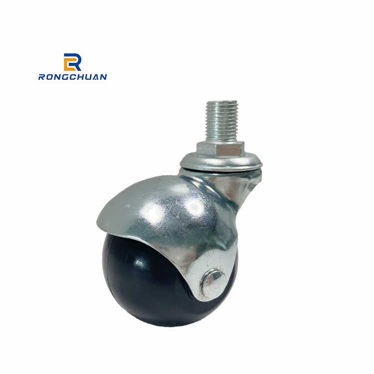 Hot-selling Durable PP Solid Ball Casters Wheel Heavy Duty Caster Bronze Black Red Customized Blue