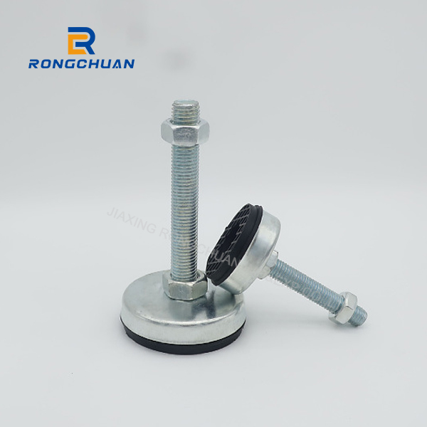 Galvanized adjustable feet – non-slip and shock-absorbing fixed support feet suitable for workbenches