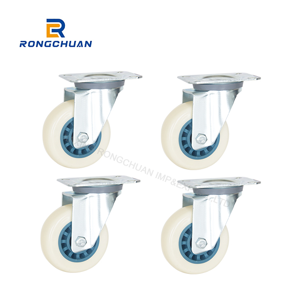 European style 4 Inch Medium Duty Nylon Casters Move Type High Quality Caster Wheel