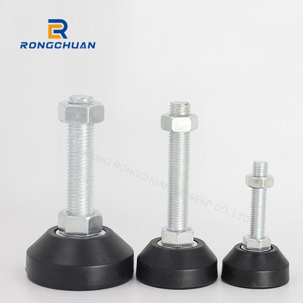 Solid rubber foot cup anti-slip shock absorption fixed foot adjustment support foot pad M8 M10 M12 M16