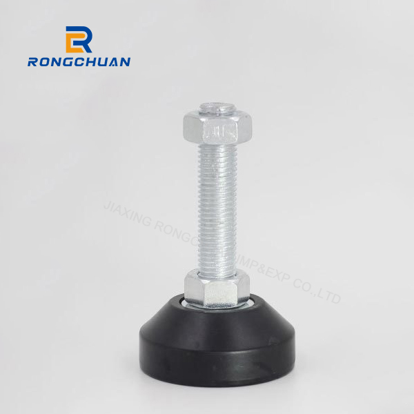 Solid rubber foot cup anti-slip shock absorption fixed foot adjustment support foot pad M8 M10 M12 M16