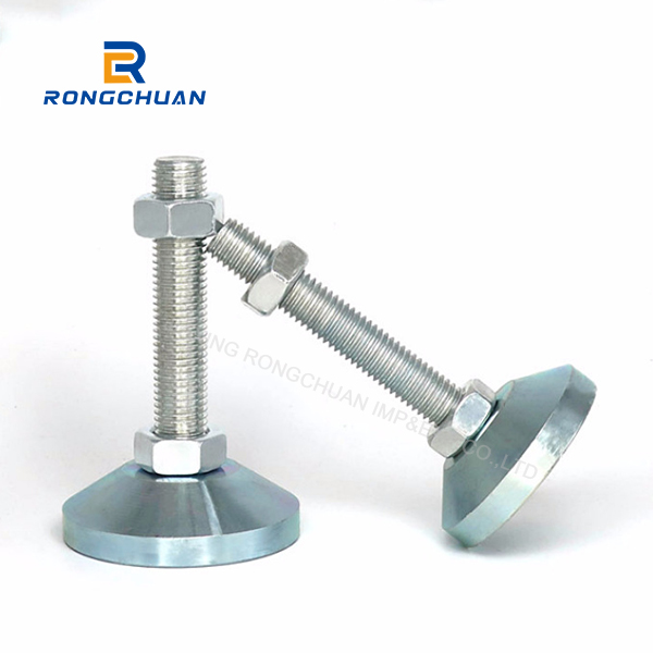 Carbon steel heavy-duty foot cup industrial load-bearing fixed foot cup mechanical adjustment support foot