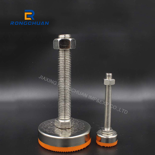 Patterned TPU yellow rubber foot cup level adjustment foot industrial foot cup non-slip foot cup D30 D40 D50