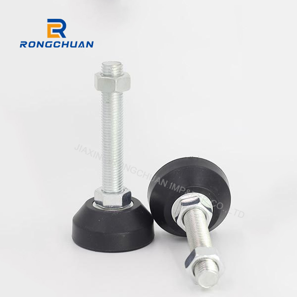 Solid rubber foot cup anti-slip shock absorption fixed foot adjustment support foot pad M8 M10 M12 M16