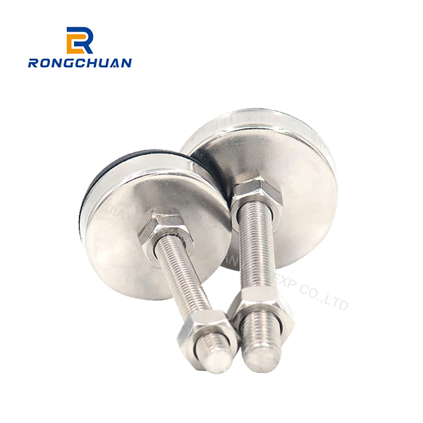 Stainless steel anti-skid feet with glue fixed feet machine adjustment support feet