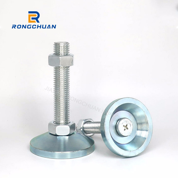 Carbon steel heavy-duty foot cup industrial load-bearing fixed foot cup mechanical adjustment support foot