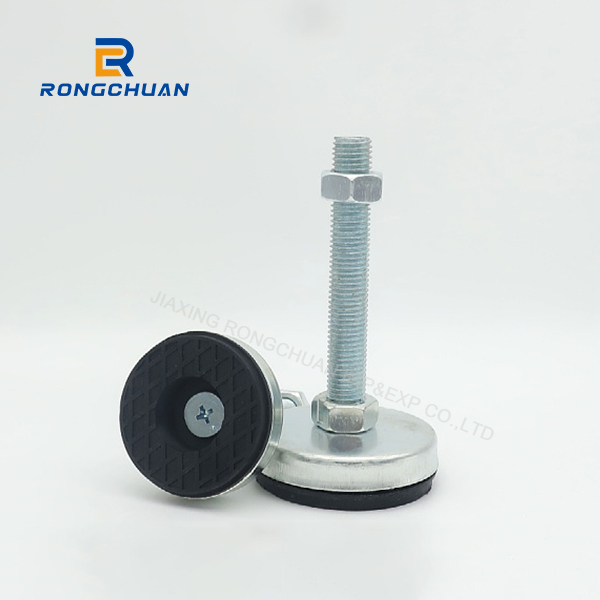 Galvanized adjustable feet – non-slip and shock-absorbing fixed support feet suitable for workbenches