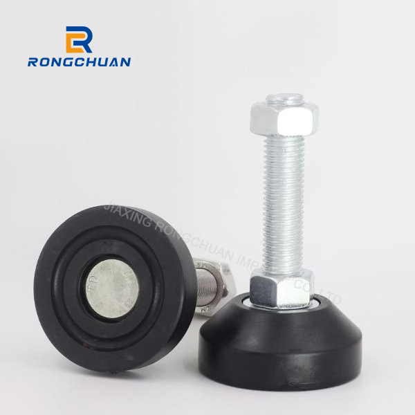 Solid rubber foot cup anti-slip shock absorption fixed foot adjustment support foot pad M8 M10 M12 M16