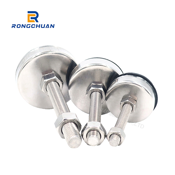 Stainless steel anti-skid feet with glue fixed feet machine adjustment support feet