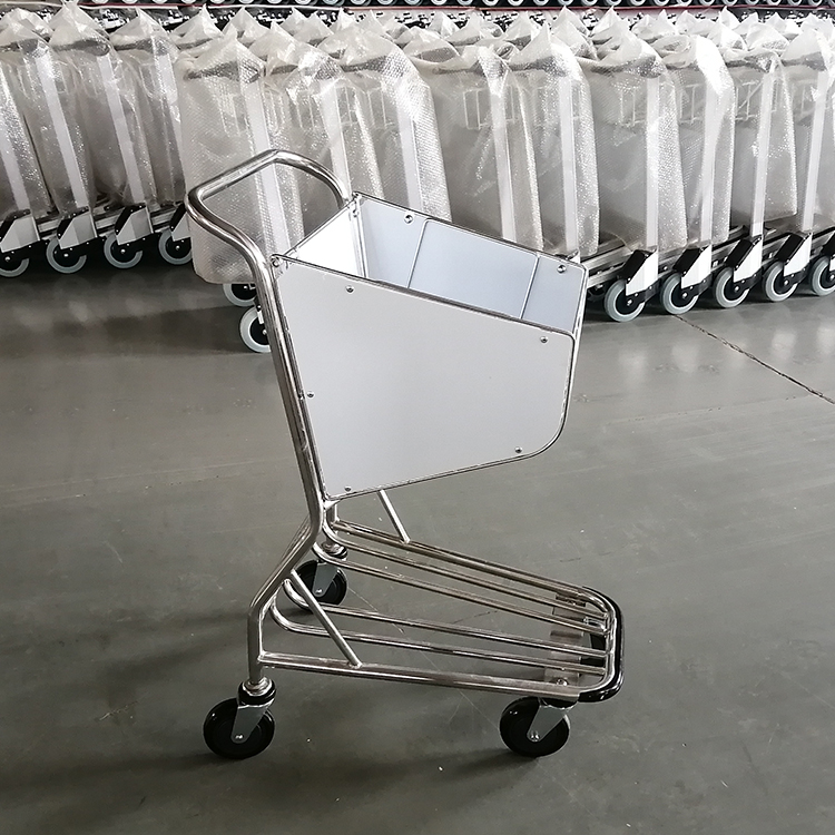 4 Wheel Duty Free Shop Shopping Trolleys Carts Airport Luggage Cart Shopping Cart Airport Trolley
