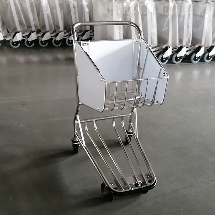 4 Wheel Duty Free Shop Shopping Trolleys Carts Airport Luggage Cart Shopping Cart Airport Trolley