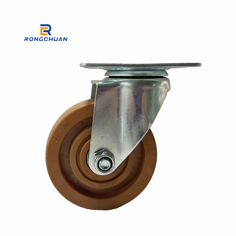 Glass-Filled Nylon High Temperature Resistant Caster Wheel with Double Bearing 230~280 centigrade