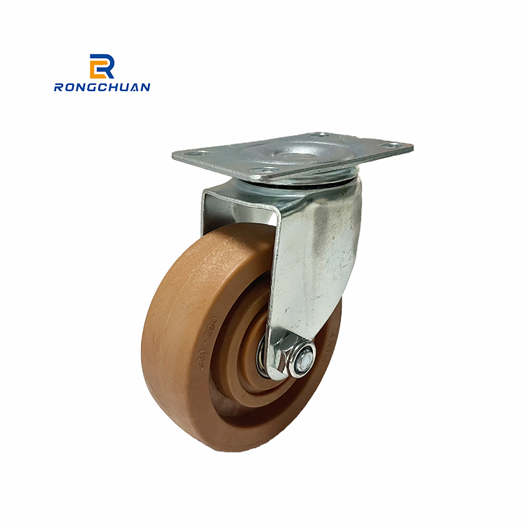 Glass-Filled Nylon High Temperature Resistant Caster Wheel with Double Bearing 230~280 centigrade