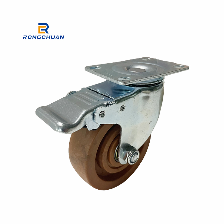 Glass-Filled Nylon High Temperature Resistant Caster Wheel with Double Bearing 230~280 centigrade