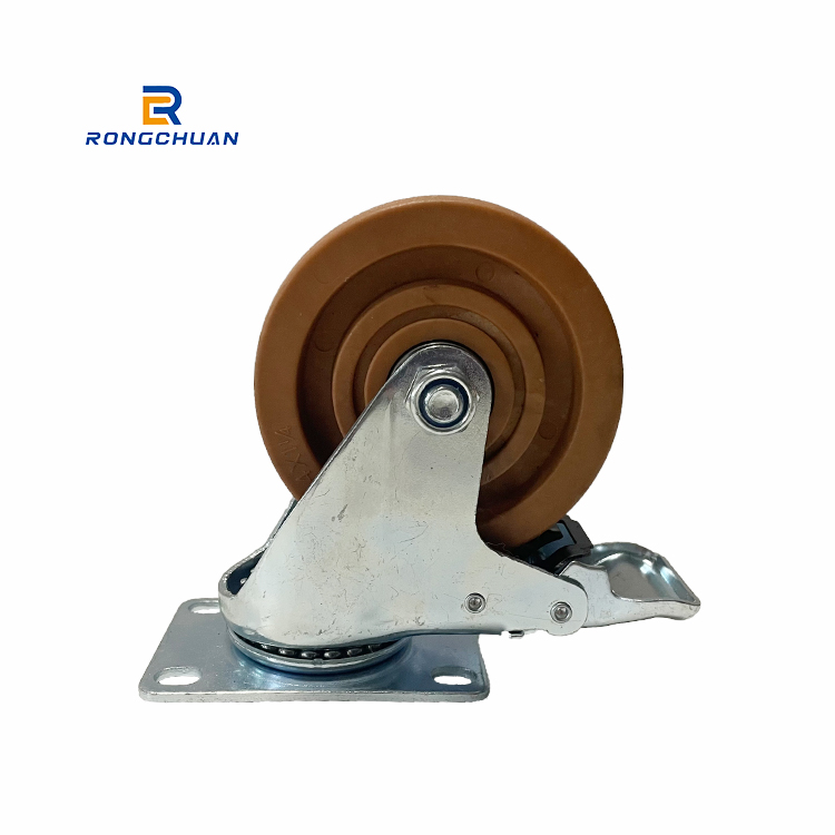 Glass-Filled Nylon High Temperature Resistant Caster Wheel with Double Bearing 230~280 centigrade