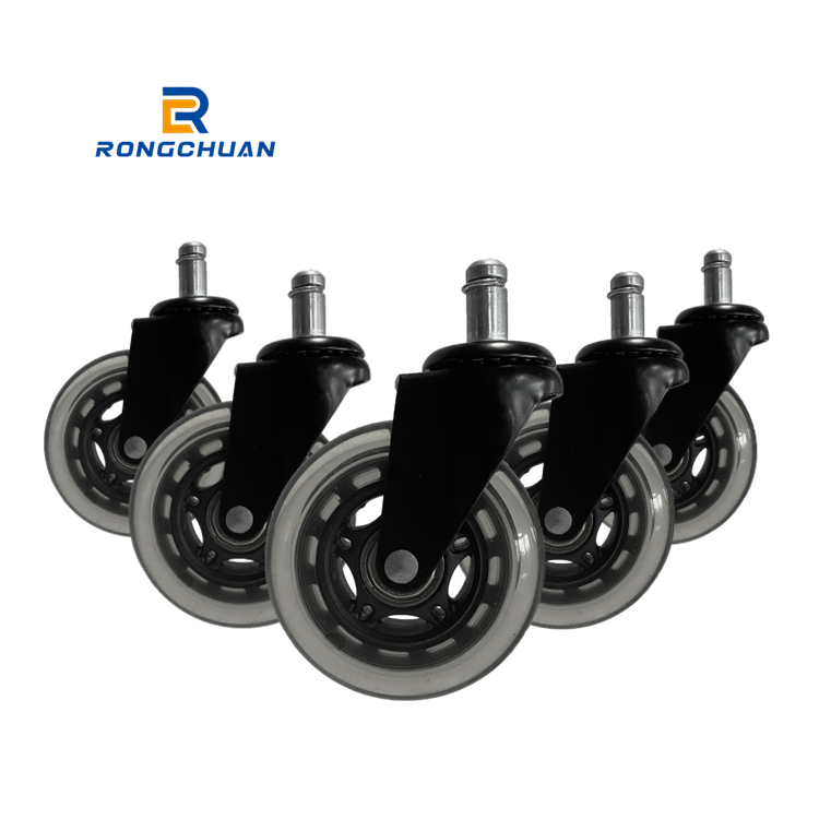 High Quality 3 Inch Office Chair Caster Wheels Replacement Heavy Duty Customized Service Available OEM