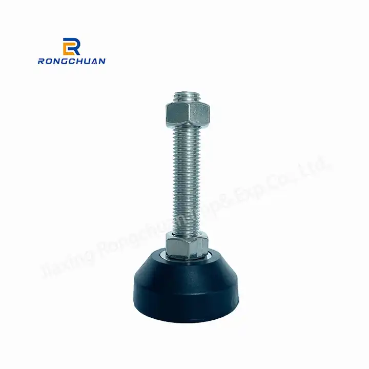 Universal Adjustable Feet Working Table Rubber Flat Bottom Cast Iron Shockproof Galvanized Foot Cup