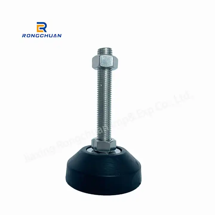Universal Adjustable Feet Working Table Rubber Flat Bottom Cast Iron Shockproof Galvanized Foot Cup